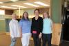 Art Colony representatives in the new space - Sally Berg, Kathi Polley, Ruth Pszwaro, Lyla Brown - Photo by R Silence